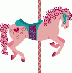 Heart carousel horse | Carousel horses, Silhouette design and Carousel