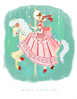 Mary Poppins Carousel by Chiara-Maria on deviantART | Disney Fan Art ...