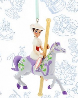 Mary Poppins on carousel horse Disney sketchbook ornament (2017 ...