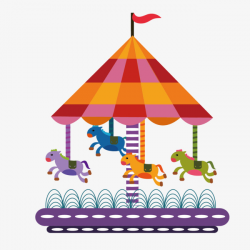Vector Carousel, Vector, Carousel, Playground PNG and Vector for ...