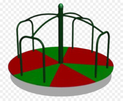 Carousel Playground Roundabout Clip art - Simple Playground Cliparts ...