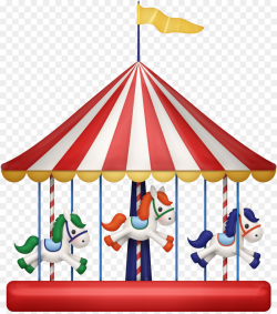Playground Cartoon clipart - Carousel, Horse, Park ...