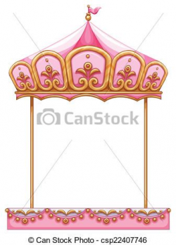 Carousel Vector Art A carousel ride without a | Hazıra kon :) (Free ...