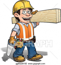 Vector Stock - Constraction worker -- carpenter. Clipart ...