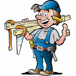 Carpenter Handyman with Carpentry Tools