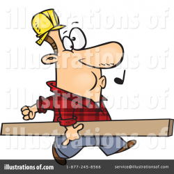 Carpenter Clipart #441035 - Illustration by toonaday
