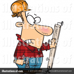 Carpenter Clipart #1063548 - Illustration by toonaday
