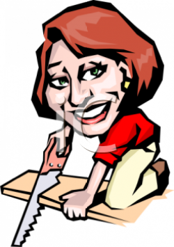 Female Carpenter Clipart - Free Clipart