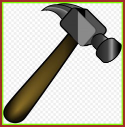 Marvelous Carpenter Woodworking Tool Clip Art Small Hammer Png ...