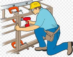 Building Cartoon clipart - Carpenter, Service, Construction ...