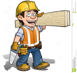Cartoon Construction Worker Clipart #1 | Character Design ...