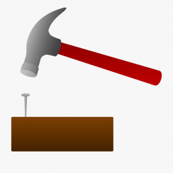 Hammer Cliparts - Hammer Hammering A Nail #103592 - Free ...