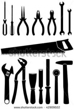 hand tool silhouettes - Google Search | Tool Silhouettes, Vectors ...