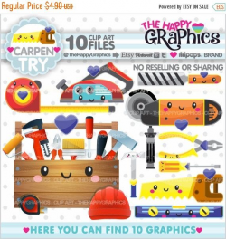 Carpentry Clipart, 80%OFF, Carpentry Graphic, COMMERCIAL USE ...