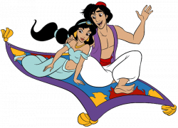 Jasmine and Aladdin on the Magic Carpet | Jasmine and Aladdin ...