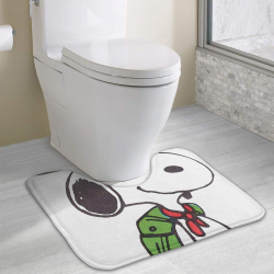 Amazon.com: LCXjj Toilet Carpet- Snoopy-Clipart-Camping-4 ...