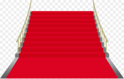 Stairs Stair carpet Clip art - Stairs covered with red carpet png ...