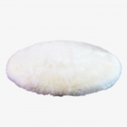 Round White Wool Carpet, White, Round, Wool Carpets PNG Image and ...