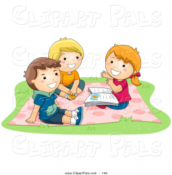 Sitting On Carpet Clipart: Children