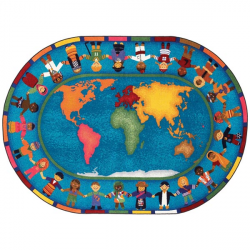 Hands Around The World Classroom Rugs: SCHOOLSin