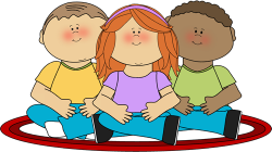 Students On Carpet Clipart