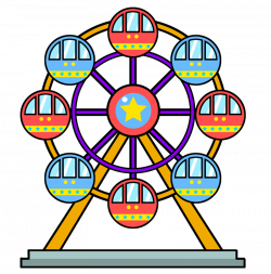 Ferris Wheel Clipart Carriage Free collection | Download and share ...