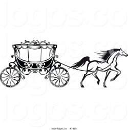 Carriage clipart black and white - Pencil and in color carriage ...