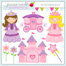 Little Princess Cute Digital Clipart for Commercial or Personal Use ...