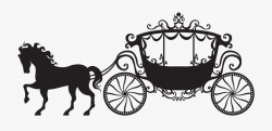 Cinderella Clipart Chariot - Carriage Silhouette Png ...
