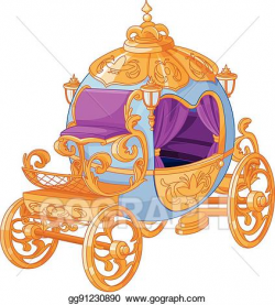 Vector Art - Cinderella fairy tale carriage. EPS clipart ...