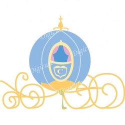 Disney Princess Cinderella's Pumpkin Carriage Digital Clip Art ...
