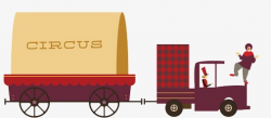Carriage, Circus, Truck, Cartoon PNG Image and Clipart for Free Download