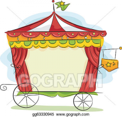 EPS Illustration - Circus carriage. Vector Clipart gg63330945 - GoGraph