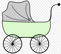 Doll Stroller Baby transport Cartoon Infant Clip art - Baby Carriage ...