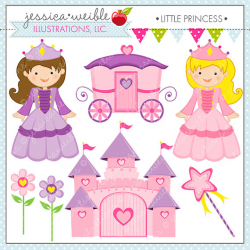 Little Princess Cute Digital Clipart for Commercial or Personal Use ...