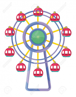 Carriage clipart ferris wheel - Pencil and in color carriage clipart ...