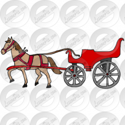 Horse Drawn Carriage Picture for Classroom / Therapy Use - Great ...