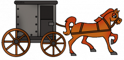 Animals Clip Art by Phillip Martin, Horse and Buggy