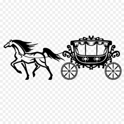 Horse and buggy Carriage Horse-drawn vehicle Clip art - Cartoon ...