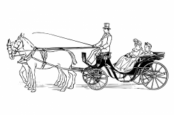 Horse Drawn Carriage Clipart Free Stock Photo - Public Domain Pictures