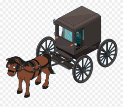 Amish Paradise Horse & Buggy “ - Wagon Clipart (#1821381 ...