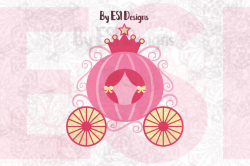 Princess Carriage - SVG, DXF, EPS & PNG - Cutting Files, Clipart and ...