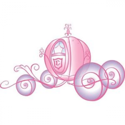 nEw DISNEY PRINCESS Cinderella CARRIAGE WALL ACCENT - Pink Self ...
