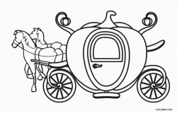 Cinderella's Carriage Coloring Pages - yourreverse.info