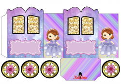 Sofia the First: Princess Carriage Shaped Free Printable Boxes. | Oh ...