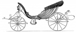 Vintage Clip Art - Carriage fit for a Princess - The Graphics Fairy