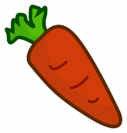Clipart - Cartoon carrot