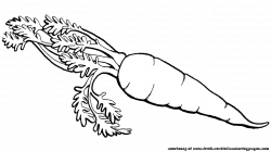 carrot clipart black and white 2 | Clipart Station