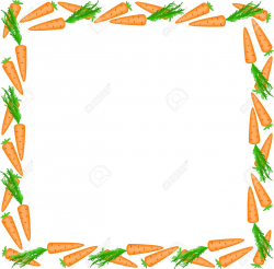 Carrot clipart border #11 | Bunny Crafts | Pinterest | Carrots and ...