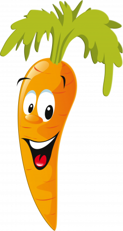 Happy and smiling carrot clipart | Food Clipart | Clip art ...